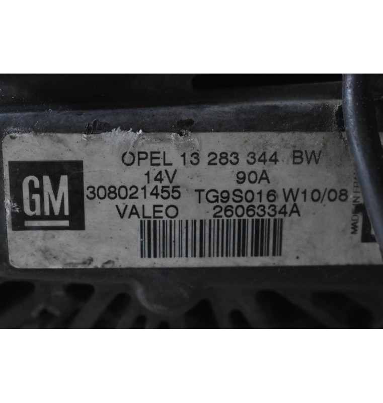 Δυναμό Opel Combo / Corsa / Astra / Meriva 1.3 CDTI Z13DTH 2005-2012 VALEO 13283344 BW 2606334A 90A