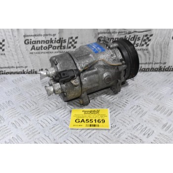 Kομπρεσέρ Aircondition A/C Volkswagen Golf 4 Bora Beetle Jetta 1.8T 20VT 1996-2008 1J0820803K (1.9 TDI) (Seat Leon Ibiza Toledo Cordoba Skoda Octavia Audi A3 TT S3) (AGU AUM APP BAM AUQ AGR ASV ALH)