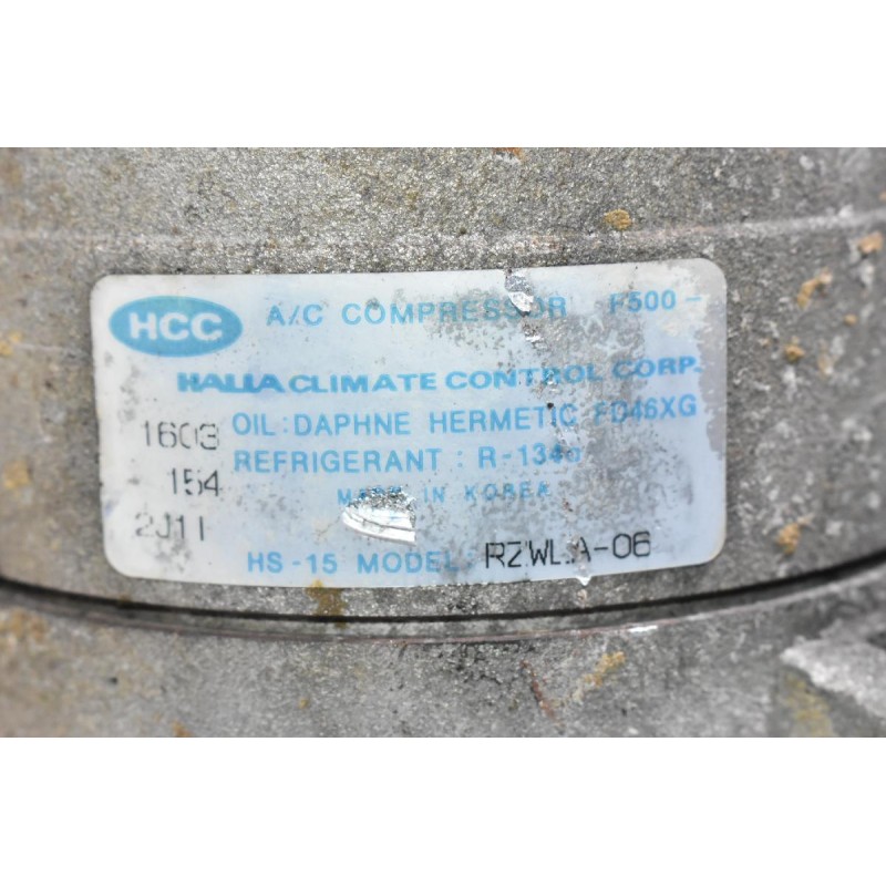 Κομπρεσέρ Aircondition Ford Ranger / Mazda B2500 2.5 WL 12V 2001-2005 RZWLA-06