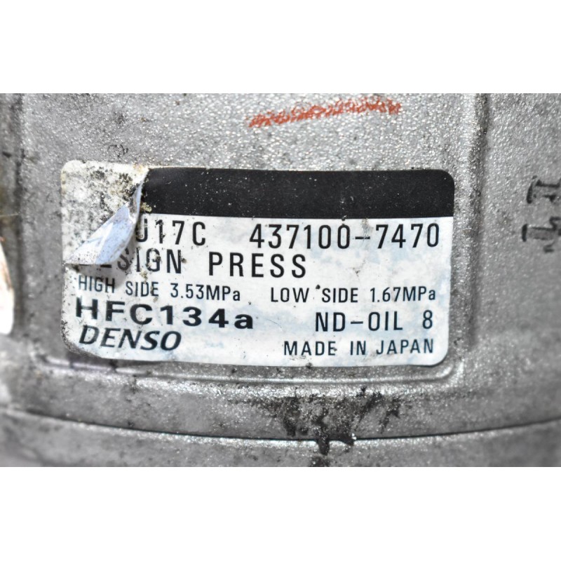 Κομπρεσέρ Aircondition - A/C Volkswagen Transporter T5 / Multivan / Amarok 2.0 2003-2015 DENSO 437100-7470