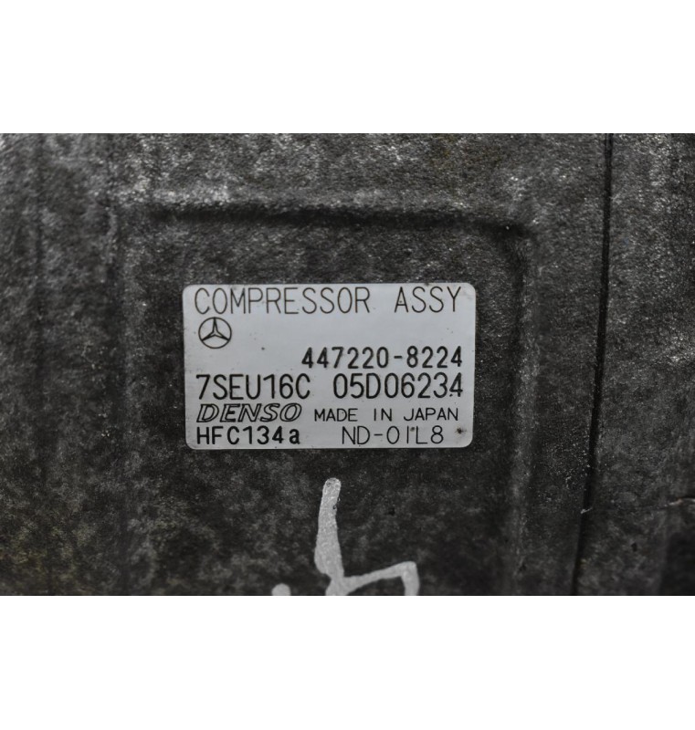Κομπρεσέρ Aircondition A/C Mercedes-Benz C Class W203 S203 CL203 C209 W220 W463 W639 111955 1998-2006 (Γνήσιo) 447220-8224