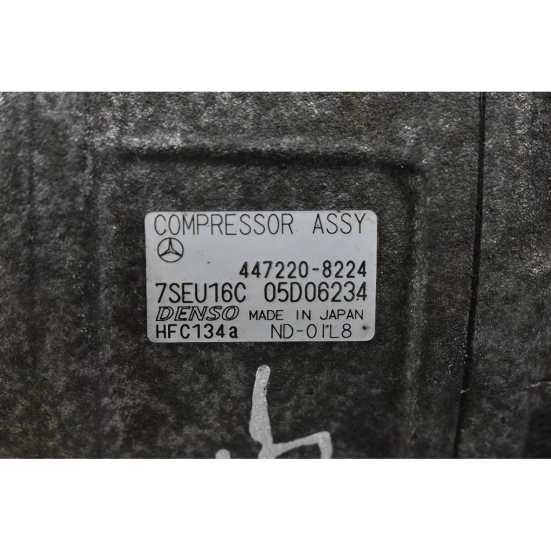 Κομπρεσέρ Aircondition A/C Mercedes-Benz C Class W203 S203 CL203 C209 W220 W463 W639 111955 1998-2006 (Γνήσιo) 447220-8224