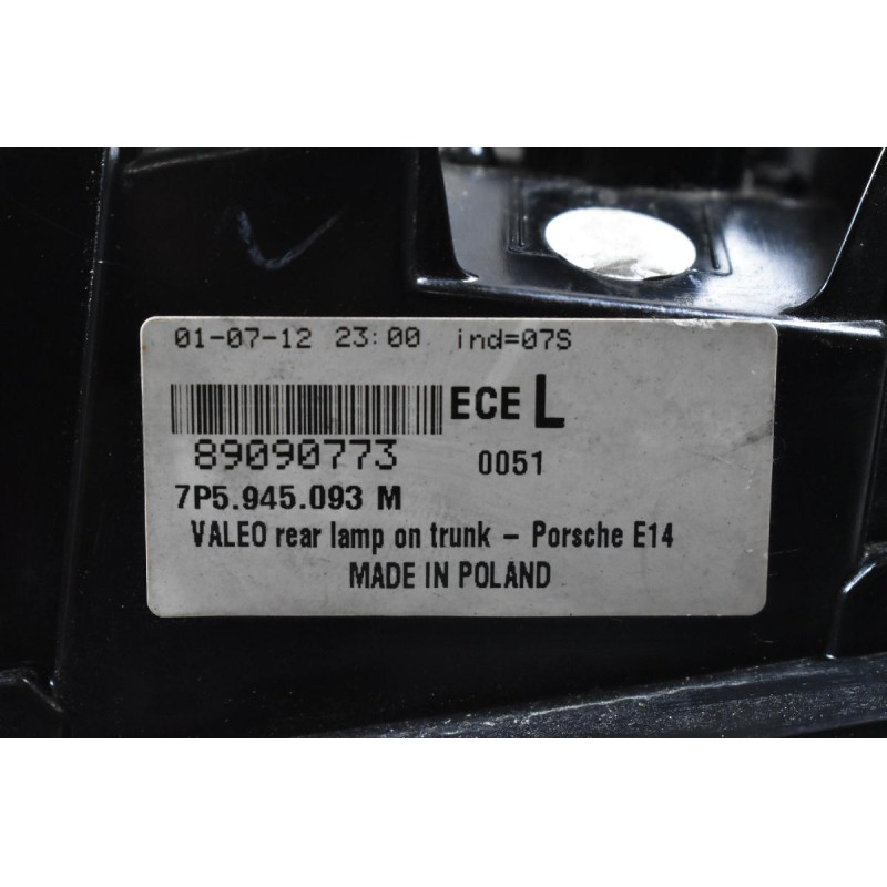 Φανάρι Πορτ Μπαγκάζ Δεξί Porsche Cayenne 958 2010-2018 7P5945094M 89090774 (Γνήσιο) (Led)