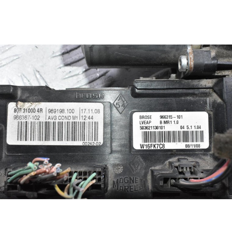 Γρύλλος - Μηχανισμός Παραθύρου Εμπρός Δεξιά Renault Megane 2007-2013 966036-102 807310004R 966315-101