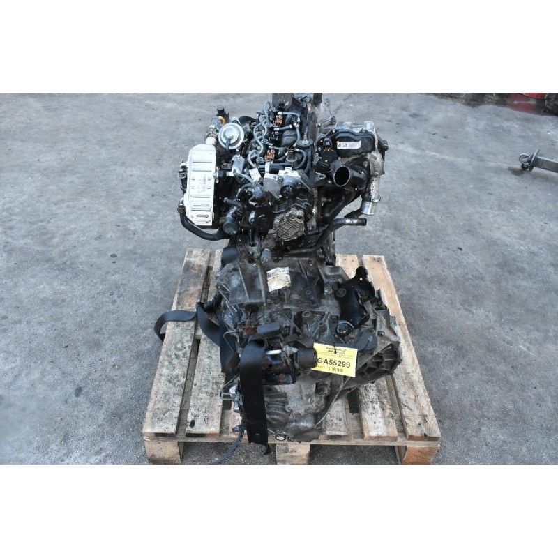 Κινητήρας - Μοτέρ Toyota Auris 1.4 D4D 1ND 2010-2015 (136.000KM) (Αντλια 22100-33050,Μπεκ 23670-39405,Turbo 17201-0N042) 19000-33332