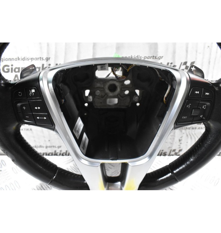 Τιμόνι Με Χειριστήρια Volvo V60 S60 XC60 2010-2022 34221166Α P31455088 34221167A (Γνήσια)