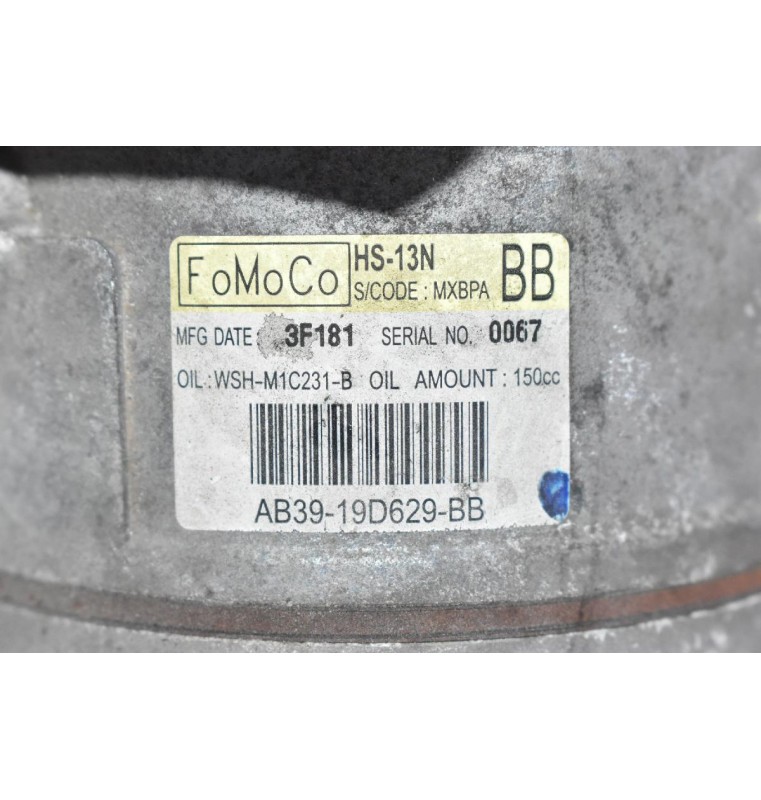 Κομπρεσέρ Aircondition A/C Ford Ranger - Transit / Mazda BT-50 2.2 3.2 QJ2R P4AT P5AT 2006-2018 AB39-19D629-BB (Γνήσιο)