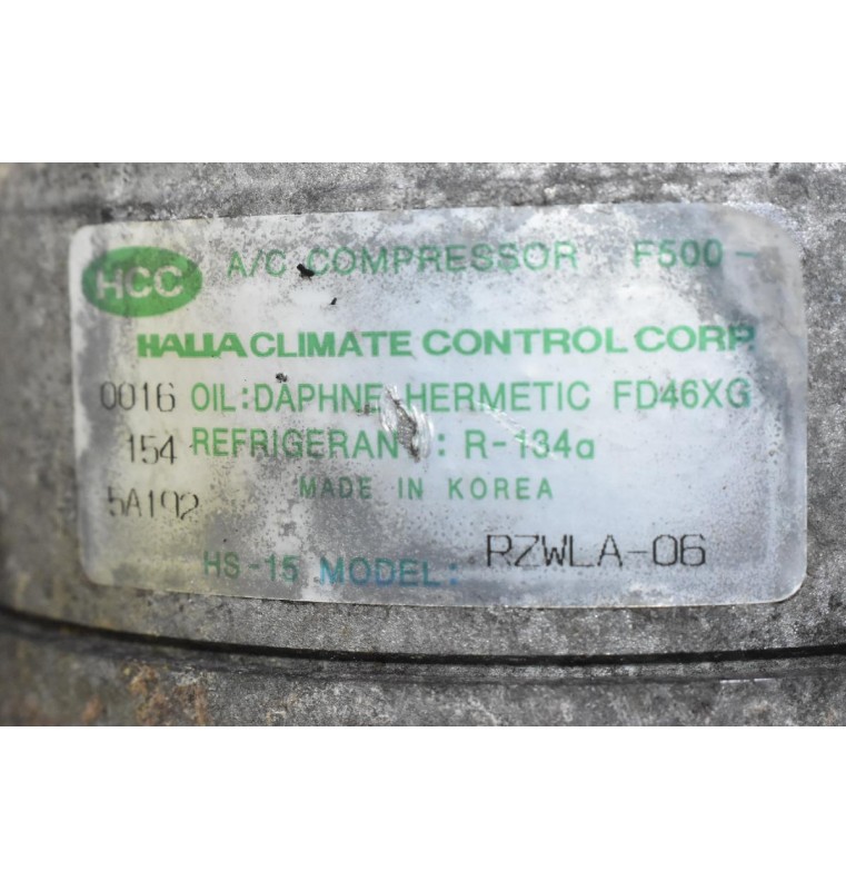 Κομπρεσέρ Aircondition Ford Ranger / Mazda B2500 2.5 WL 12V 2001-2005 RZWLA-06