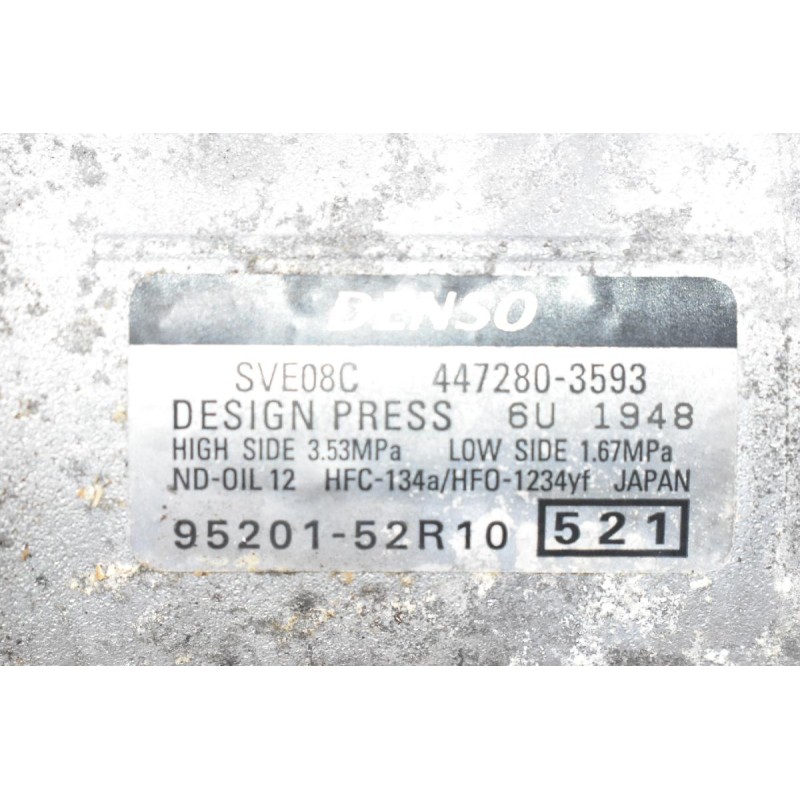 Κομπρεσέρ Aircondition A/C Suzuki Swift 1.0 K10C 2017-2023 447280-3593 (Γνήσιο)