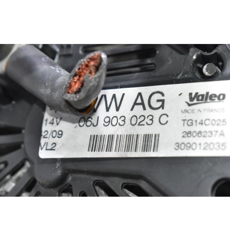 Δυναμό Audi A4 A3 Q3 TT 1.8 2.0 2008-2020 06J903023C CDA BZB CCZ CCT CAE CBF (Volkswagen Golf Scirocco Tiguan Passat Jetta Passat Eos / Seat Leon Toledo Altea / Skoda Octavia SuperB Yeti)