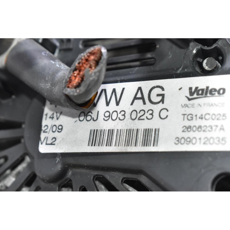 Δυναμό Audi A4 A3 Q3 TT 1.8 2.0 2008-2020 06J903023C CDA BZB CCZ CCT CAE CBF (Volkswagen Golf Scirocco Tiguan Passat Jetta Passat Eos / Seat Leon Toledo Altea / Skoda Octavia SuperB Yeti)