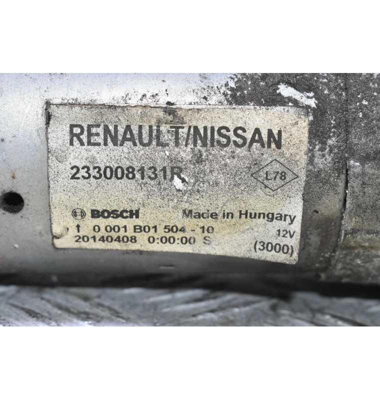 Μίζα Nissan X-Trail Qashqai NV300 Primastar R9M M9R 2010-2022 233008131R (Renault Kadjar Megane Scenic Trafic / Opel Vivaro)