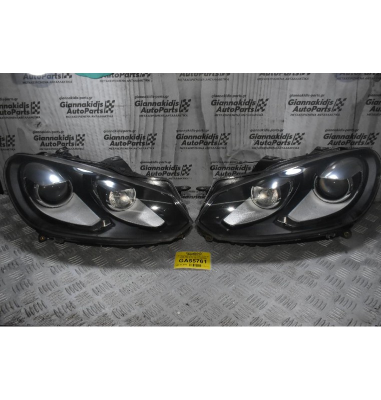 Φανάρια Εμπρός Σετ Volkswagen Golf 6 GTI / GTD 2008-2014 (Γνήσιο / Bi-Xenon) 5K2941752C 5K2941751C 7L6941329B 5DV009000-00