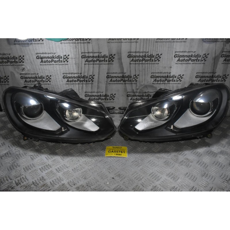 Φανάρια Εμπρός Σετ Volkswagen Golf 6 GTI / GTD 2008-2014 (Γνήσιο / Bi-Xenon) 5K2941752C 5K2941751C 7L6941329B 5DV009000-00