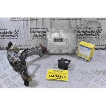Εγκέφαλος -Σετ Immobilizer Toyota Hiace 2L 1995-2011 89551-26091 89780-26050 21500-1411