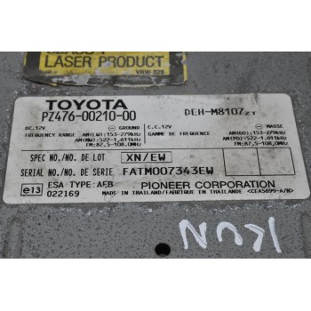 Ράδιο - CD Toyota Hilux KUN 2004-2012 PZ476-00210-00 (Γνήσιο)