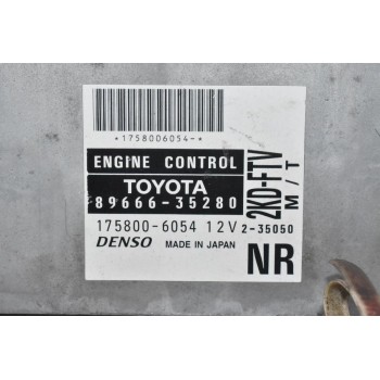 Σετ Immobilizer Toyota Hilux KDN 1998-2006 89666-35280 175800-6054 89780-35060