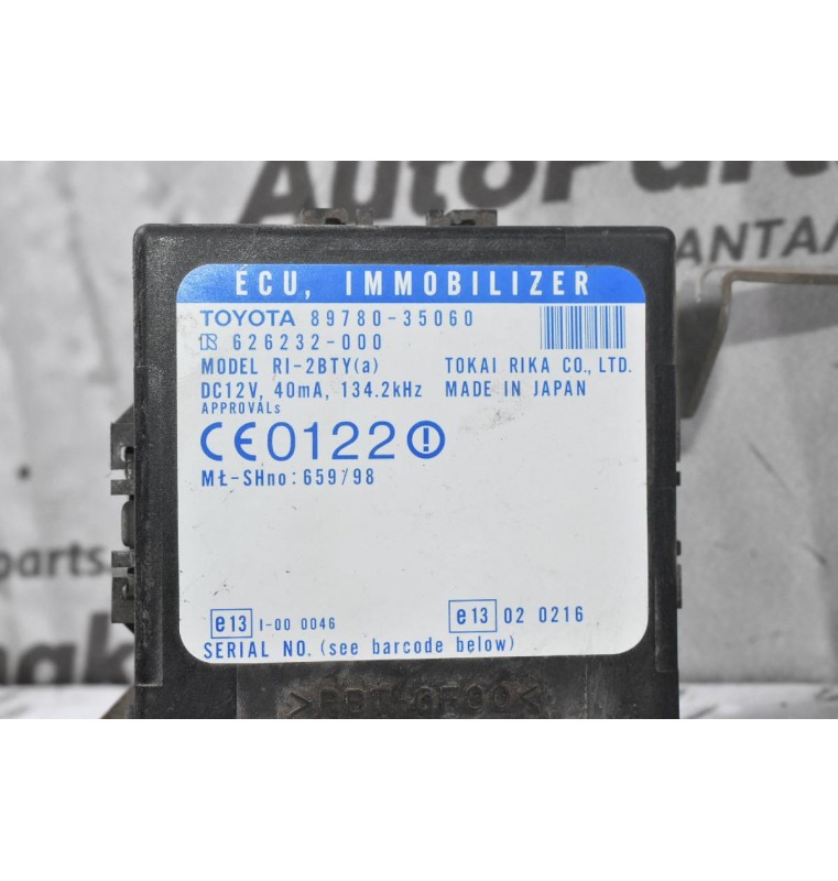 Σετ Immobilizer Toyota Hilux KDN 1998-2006 89666-35280 175800-6054 89780-35060