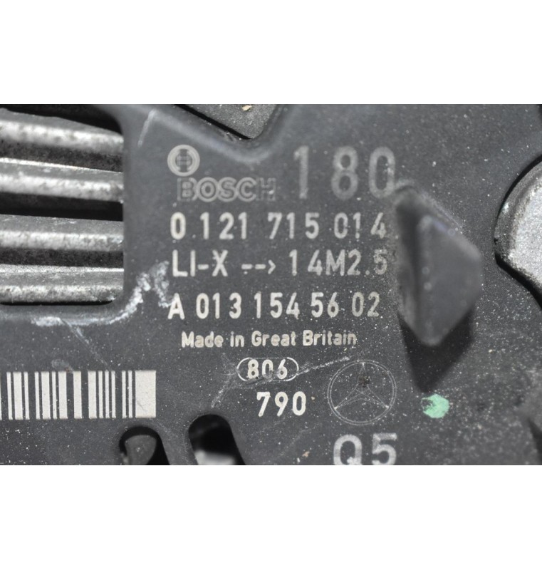 Δυναμό Mercedes-Benz ML 350 3.5 272967 V6 V8 2004-2010 A0131545602 0121715014 180A (W204 W211 W221 W463  W164 X164) (M272 M273 M112 M113 M275 M279)