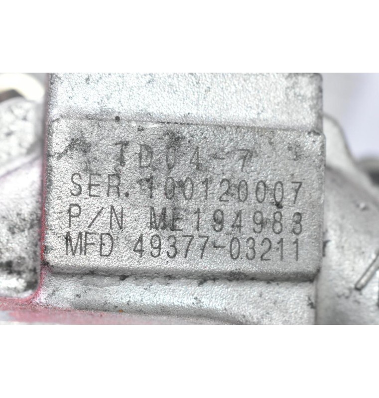 Turbo/Τουρμπίνα Mitsubishi Canter 3.0 4Μ42 2005-2011 ME194983 49377-03211 (Λίγα Κενα)