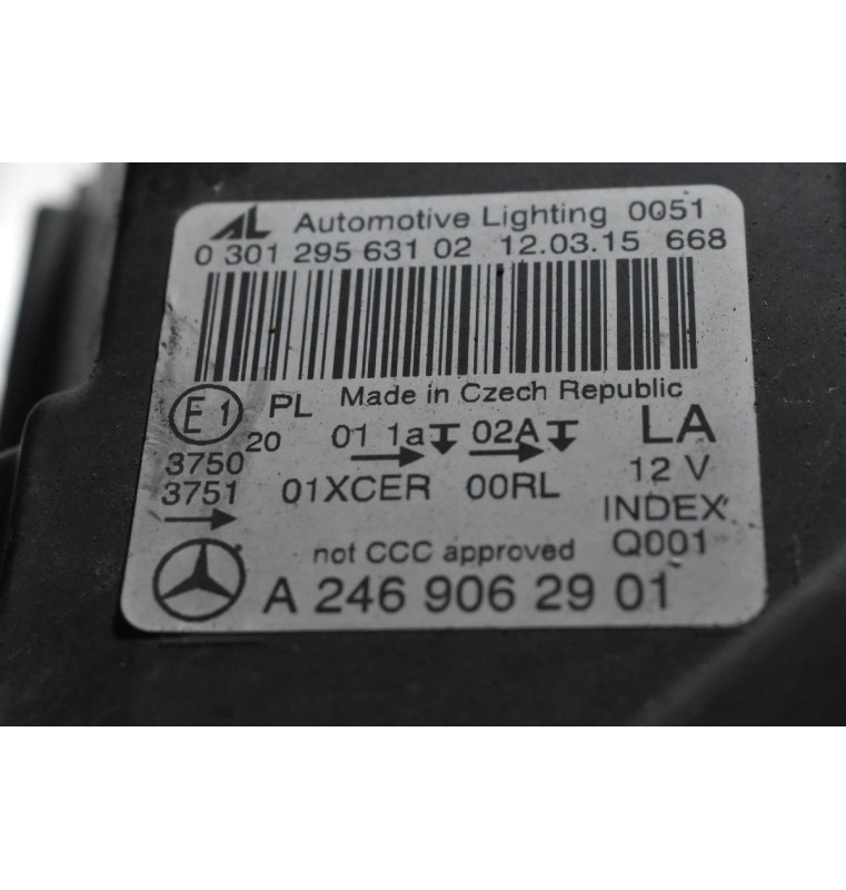 Φανάρι Εμπρός Αριστερά Mercedes-Benz W246 2015-2022 A2469062901 030129563102 A2C7414940 (Γνήσιο, LED)