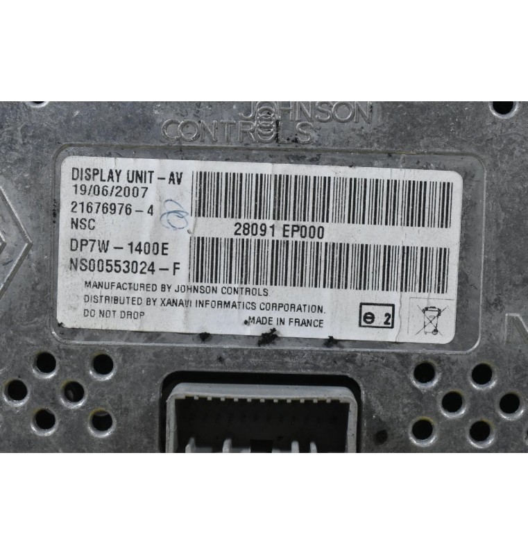 Οθόνη Multimedia Nissan Navara D40 2005-2015 28091-EP000