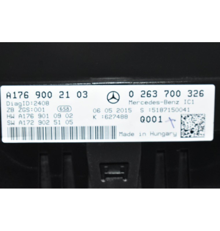 Καντράν - Κοντέρ Mercedes-Benz W246 W176 C117 2010-2015 A1769002103 0263700326 A1769010902 A1729025105