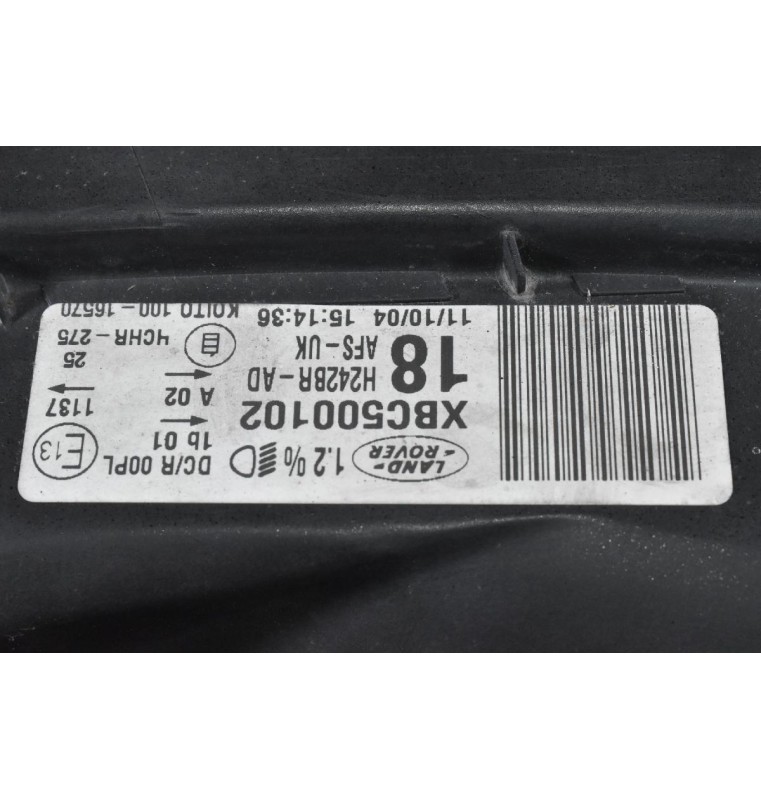 Φανάρι Εμπρός Δεξιά Land Rover Discovery 3 (LR3) 2004-2009 XBC500102 (Γνήσιο) (Adaptive Bi-Xenon)