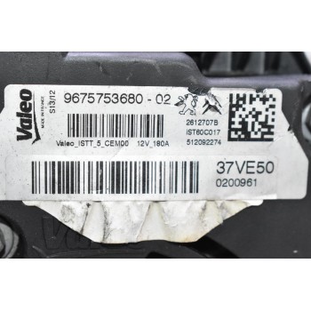 Δυναμό Citroen C4 / Peugeot 308 1.6 HDI 9HR 9H05 HDI 2011-2015 9675753680-02 180A