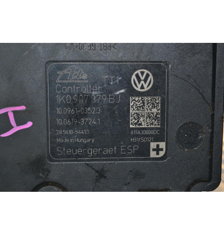 Μονάδα ABS Volkswagen Golf - Touran TSI CAX 2006-2015 1K0907379BJ 1K0614517DE (Γνήσια) (Seat Skoda Audi)