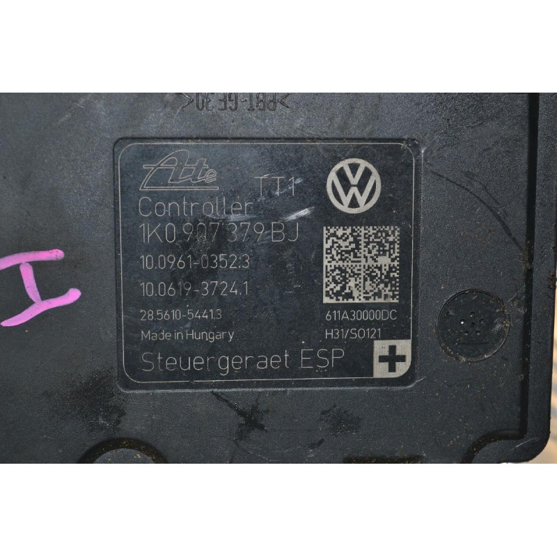 Μονάδα ABS Volkswagen Golf - Touran TSI CAX 2006-2015 1K0907379BJ 1K0614517DE (Γνήσια) (Seat Skoda Audi)