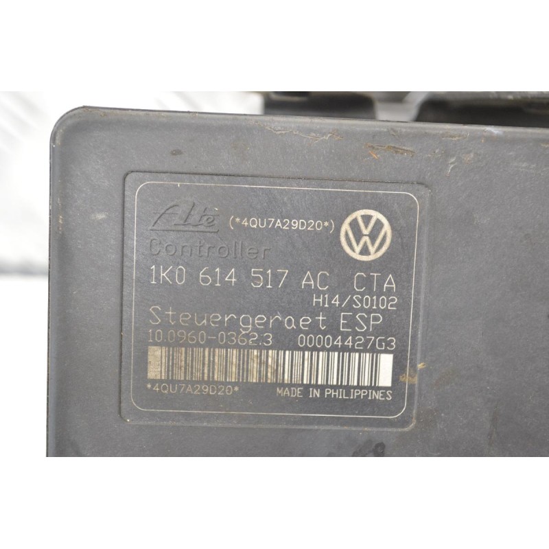 Μονάδα ABS Volkswagen Golf - Jetta - Polo 2005-2015 1K0614517AC (Γνήσια) (Seat / Skoda / Audi A3) (ΜΙΚΡΟ ΣΠΑΣΙΜΟ)