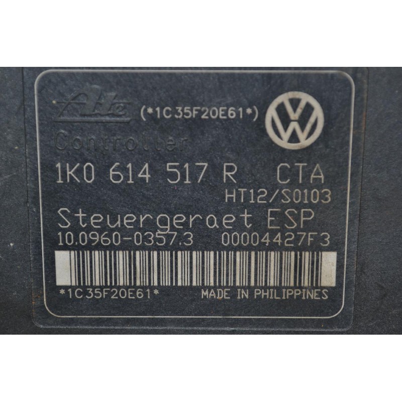 Μονάδα ABS Volkswagen Golf / Caddy / Touran 2006-2015 1K0614517R (Γνήσια) (Seat Leon - Toledo - Altea / Skoda Octavia / Audi A3)