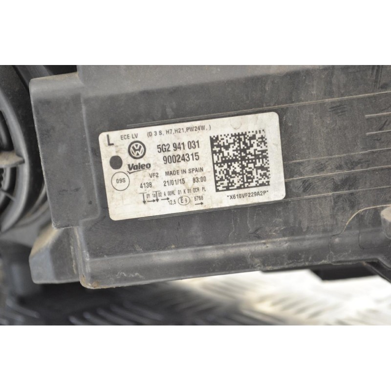 Φανάρι Εμπρός Αριστερό Volkswagen Golf 2012-2020 5G2941031 90024315