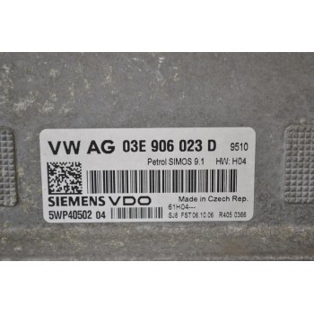 Εγκέφαλος Volkswagen Polo BME 1.6 TDI 2007-2015 SIEMENS 03E906023D 5WP40502 (Seat / Audi / Skoda)