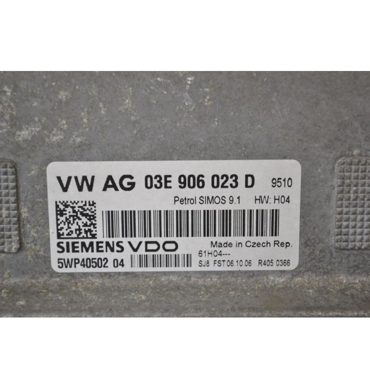 Εγκέφαλος Volkswagen Polo BME 1.6 TDI 2007-2015 SIEMENS 03E906023D 5WP40502 (Seat / Audi / Skoda)