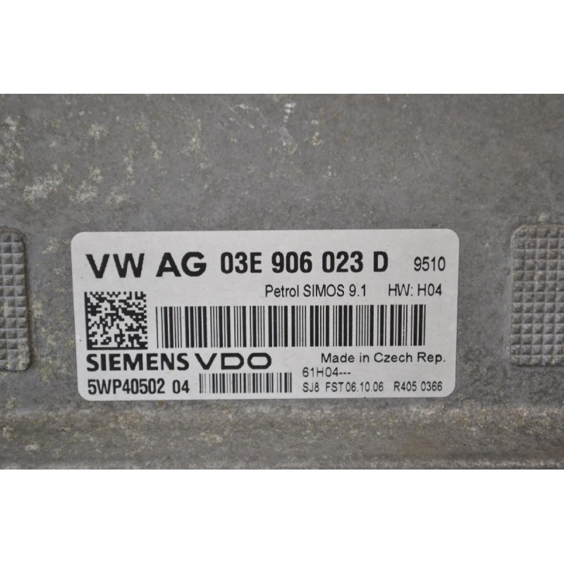 Εγκέφαλος Volkswagen Polo BME 1.6 TDI 2007-2015 SIEMENS 03E906023D 5WP40502 (Seat / Audi / Skoda)