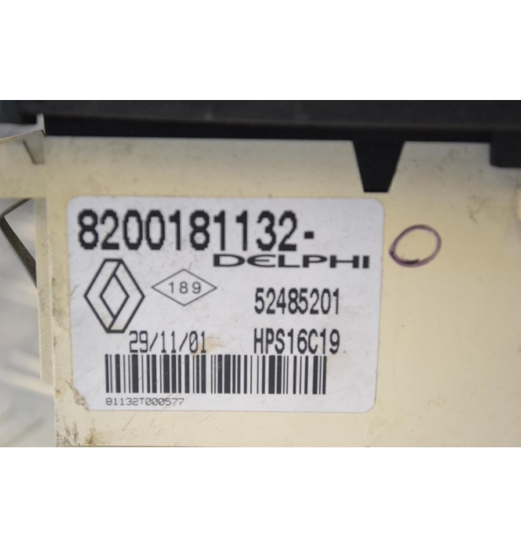 Χειριστήριο Καλοριφέρ/AC Renault Laguna 2000-2007 8200181132-A