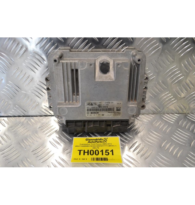 Εγκέφαλος Ford Focus 2005-2012 9M5112A650BH 9CXH 0281017771 (BOSCH) DZL7S