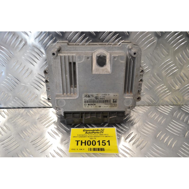 Εγκέφαλος Ford Focus 2005-2012 9M5112A650BH 9CXH 0281017771 (BOSCH) DZL7S