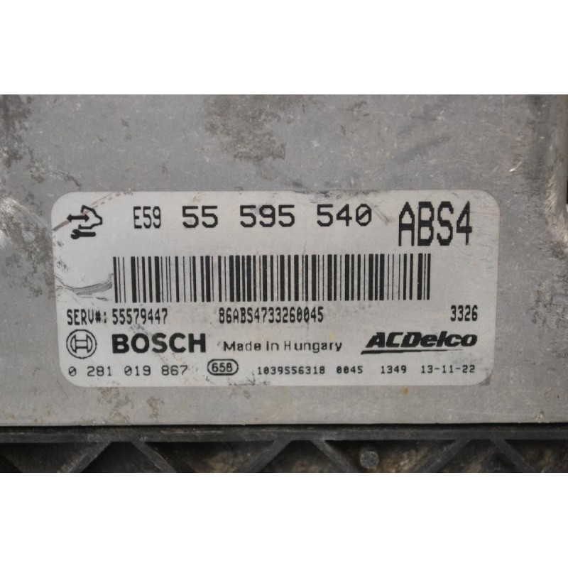 Εγκέφαλος Opel Insignia 2.0 CDTI 2008-2016 55595540 1039S56318 0281019867 55579447