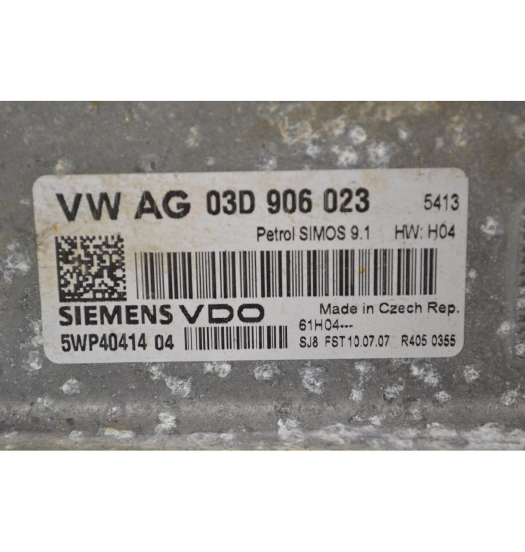 Εγκέφαλος Volkswagen Polo 2007-2009 BBM 03D906023 5WP4041404 (VDO Siemens)