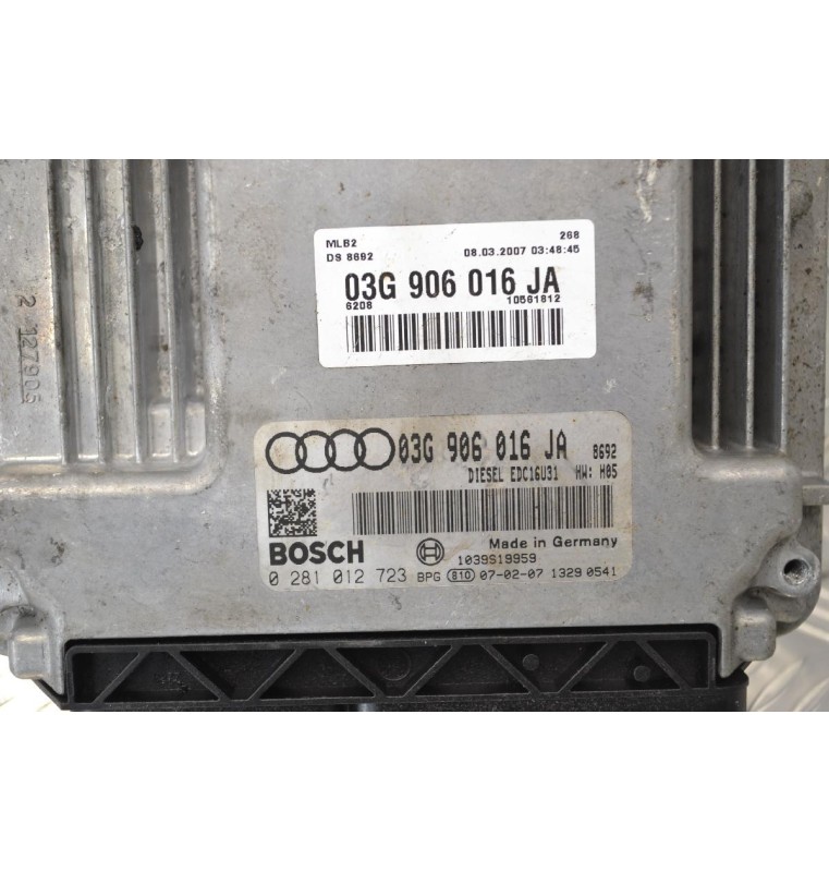 Εγκέφαλος Audi A4 B7 BKE 2004-2007 03G906016JA 0281012723 (BOSCH) 1039S19959