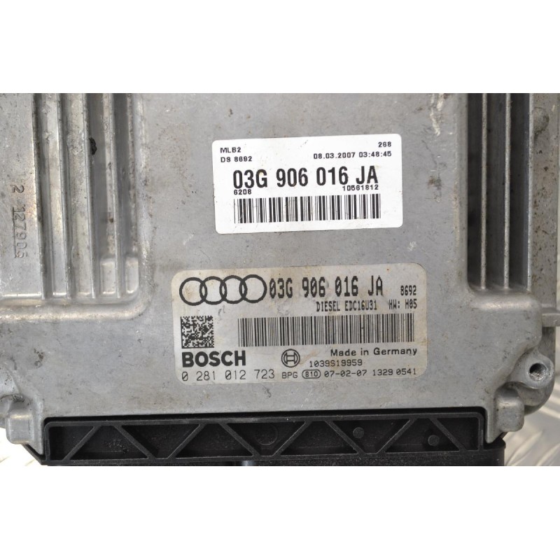 Εγκέφαλος Audi A4 B7 BKE 2004-2007 03G906016JA 0281012723 (BOSCH) 1039S19959