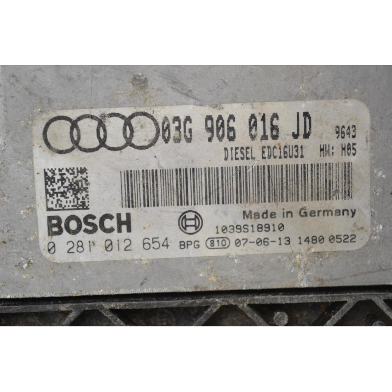 Εγκέφαλος Audi A4 2004-2008 03G906016JD 0281012654