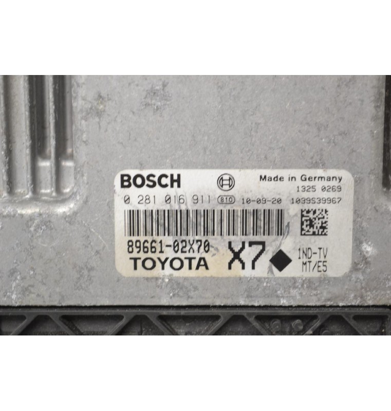 Εγκέφαλος Toyota Auris 2006-2013 8966102X70 0281016911