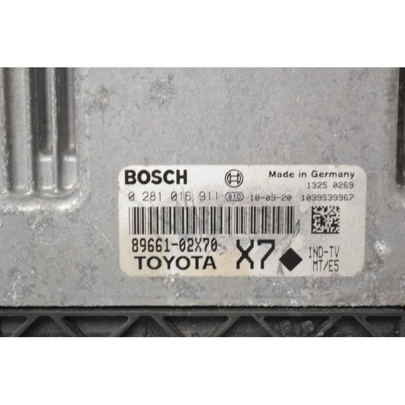 Εγκέφαλος Toyota Auris 2006-2013 8966102X70 0281016911