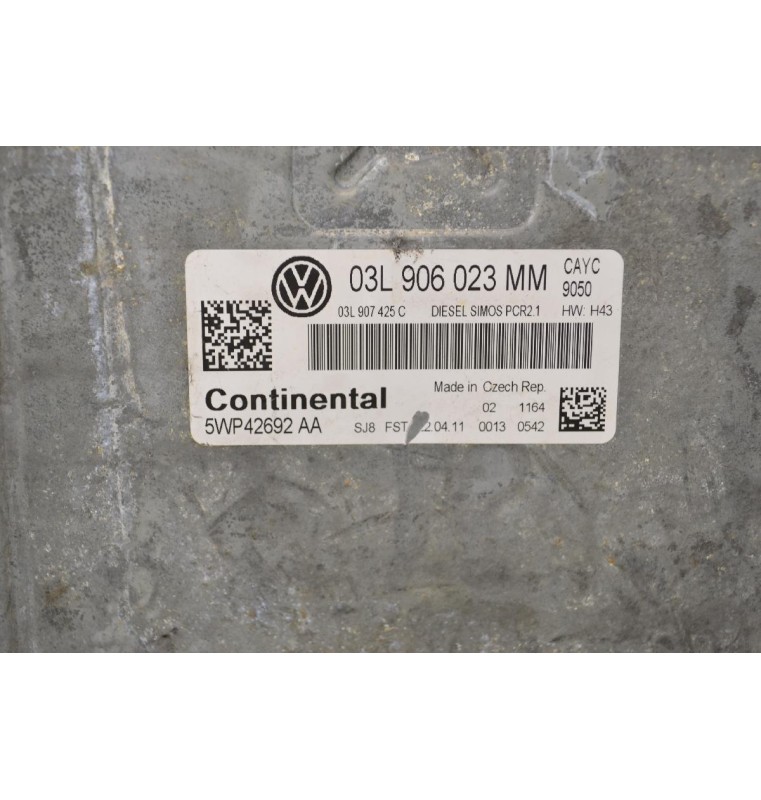 Εγκέφαλος Volkswagen Golf 2009-2013 03L906023MM 5WP42692AA