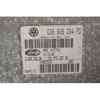 Εγκέφαλος Skoda Fabia 1999-2008 MAGNETI M. 036906034FD 3480D5EAC 4MV0054452 610068206 CR1MY228702
