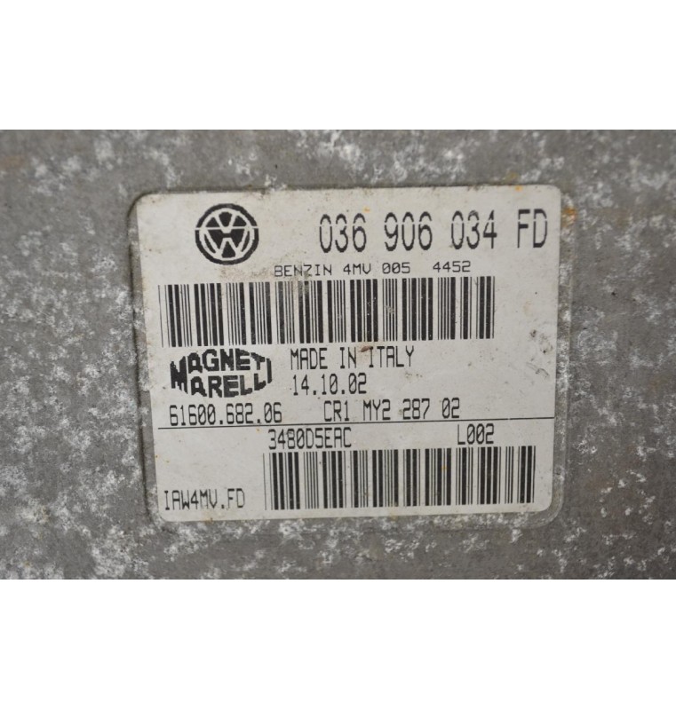 Εγκέφαλος Skoda Fabia 1999-2008 MAGNETI M. 036906034FD 3480D5EAC 4MV0054452 610068206 CR1MY228702
